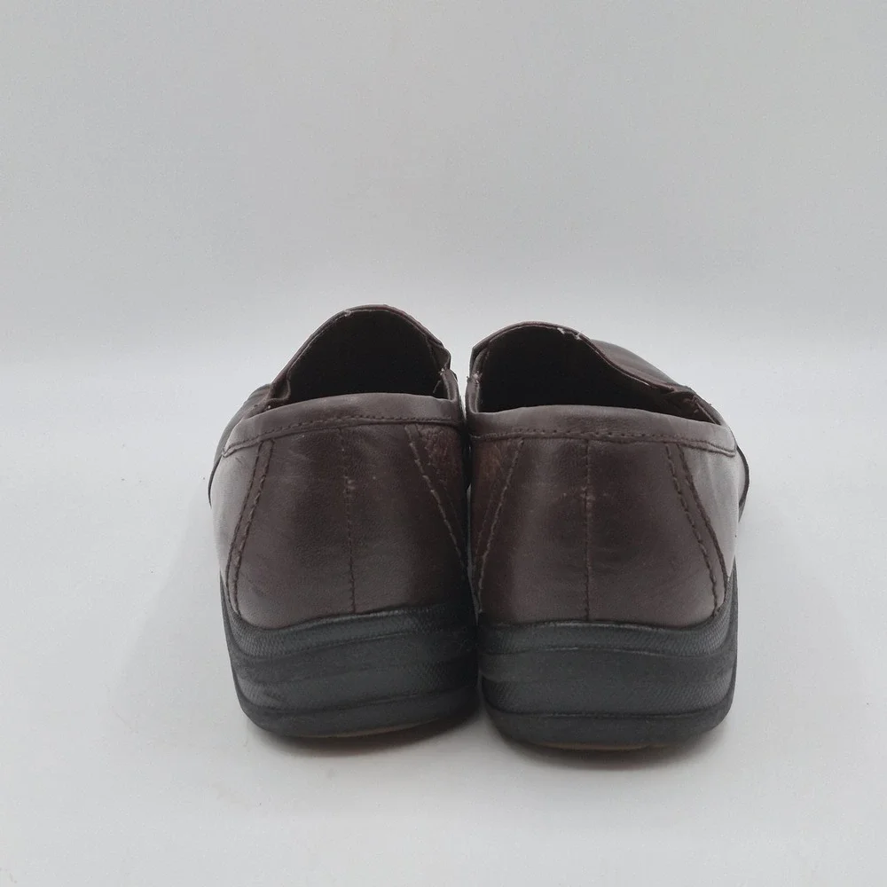 Hush Puppies Shoes Womens Size 6.5‎ Brown Leather Slip-On Comfort g Zero Loafer - Picture 8 of 14